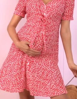 Seraphine Robe Grossesse Imprimée – Rouge -Seraphine 1135259196 019a48831eb7783576cee618667674e727bf1e2cd20b8d188019e763b9f3e741 d 640