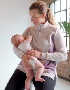 Seraphine Sweat Grossesse Et Allaitement En Coton Mélangé – Violet -Seraphine 1196574638 1947aad45225403e919b661cb1233af7b44cffe3e23dd309c54291377279a786 d 640