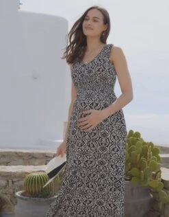 Seraphine Robe Longue Grossesse Et Allaitement En Jersey Boho -Seraphine 1642805098 e08cd5bafef768751034ca18b9fca3beb372af8e5e280ad66c1929c780fd394b d 640