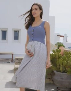 Seraphine Robe Grossesse Et Allaitement Relevée Bleue Et Blanche -Seraphine 1642815313 98772baa91e80342b5a376c21a8ab6d70a0f8423a10a3ee193a4271b147e59e9 d 640