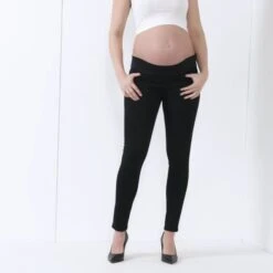 Seraphine Jean Grossesse En Coton Bio Avec Bandeau Sous Le Ventre - Noir -Seraphine 808363768 57f19ad7d9bfe759cb98c544d87f915ae7d2dcc1a45c4ff2f0cff837a18592cb d 640