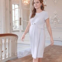 Seraphine Robe Trapèze Grossesse - Bleu Ciel -Seraphine 882327333 1e3d3980dbc2707d5673669b08454b8cc1e94282893aac40e2a6a3835b911fbe d 640