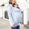 Seraphine Sweat à Capuche 3 En 1 De Grossesse Et Portage - Bleu Pâle -Seraphine Adrienne IceBlue 01 V2