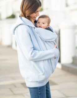 Seraphine Sweat à Capuche 3 En 1 De Grossesse Et Portage - Bleu Pâle -Seraphine Adrienne IceBlue 04 V2