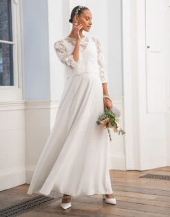 Seraphine Robe Grossesse Mariage Avec Dentelle Optionnelle