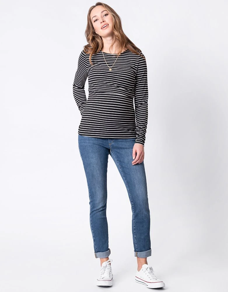 Seraphine Hauts Grossesse Et Allaitement à Rayures – Lot De 2 6 Seraphine Hauts Grossesse Et Allaitement à Rayures – Lot De 2 – Image 4