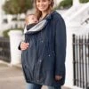 Seraphine Parka 4 En 1 De Grossesse Et Portage Avec Capuche - Bleu Marine -Seraphine Aston Navy 01 V3