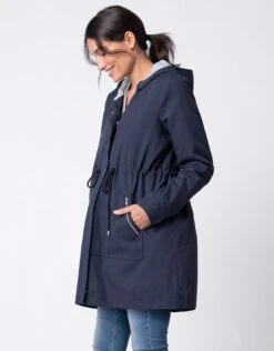 Seraphine Parka 4 En 1 De Grossesse Et Portage Avec Capuche - Bleu Marine -Seraphine Aston Navy 06 V3