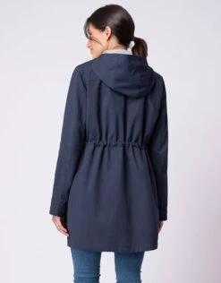 Seraphine Parka 4 En 1 De Grossesse Et Portage Avec Capuche - Bleu Marine -Seraphine Aston Navy 07 V3