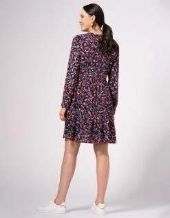 Seraphine Robe Grossesse Et Allaitement à Volants Imprimé Fleuri -Seraphine Astrid Multi 06 V6