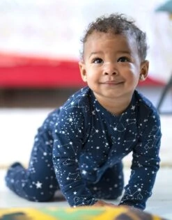 Seraphine Pyjamas Mama Et Mini En Coton – Bleu Marine -Seraphine Aurora NavyPrint V3 05