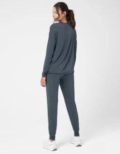 Seraphine Haut Loungewear Grossesse Et Allaitement – Gris Foncé -Seraphine Barbel Charcoal 04