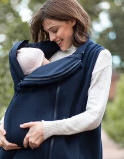 Seraphine Imperméable 6 En 1 Grossesse Et Portage – Bleu Marine -Seraphine Beckett Navy 04V3