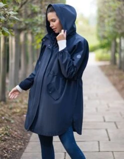 Seraphine Imperméable 6 En 1 Grossesse Et Portage – Bleu Marine -Seraphine Beckett Navy 05 V3