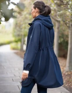 Seraphine Imperméable 6 En 1 Grossesse Et Portage – Bleu Marine -Seraphine Beckett Navy 08 V3