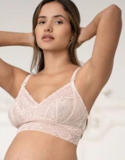Seraphine Brassière Grossesse Et Allaitement En Dentelle - Rose -Seraphine Beth Bra Blush 03 V3
