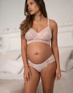 Seraphine Brassière Grossesse Et Allaitement En Dentelle - Rose -Seraphine Beth Bra Blush 09 V3