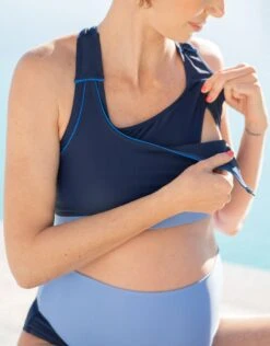Seraphine Haut De Bikini Grossesse Et Allaitement Actif -Seraphine Bondai Top Blues 04 V1