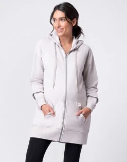 Seraphine Sweat à Capuche 3 En 1 Avec Volants De Grossesse Et Portage - Crème -Seraphine Caitlin Cream 03