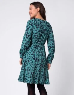 Seraphine Robe Grossesse à Nouer Sur Le Devant – Turquoise -Seraphine Carolyn Sage 04 V4