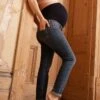 Seraphine Jean Grossesse Boyfriend Slim - Bleu -Seraphine Carsen Midblue 01 V4
