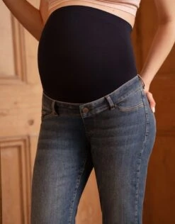 Seraphine Jean Grossesse Boyfriend Slim - Bleu -Seraphine Carsen Midblue 07 V4