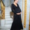 Seraphine Robe Longue De Grossesse, Noire Scintillante -Seraphine Casia Black 01 V3