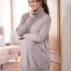 Seraphine Tunique Grossesse Et Allaitement En Coton – Beige -Seraphine Cecilia 01