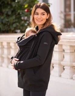 Seraphine Sweat à Capuche Grossesse 3 En 1 – Noir