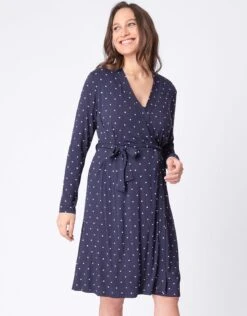 Seraphine Pyjama 2 Pièces Grossesse Et Allaitement – Bleu Marine -Seraphine Dannie Navy 04