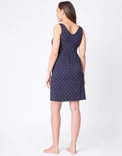 Seraphine Pyjama 2 Pièces Grossesse Et Allaitement – Bleu Marine -Seraphine Dannie Navy 05