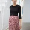 Seraphine Robe Grossesse Et Allaitement Imprimée Avec Haut En Maille -Seraphine Delilah MultiPrt 01 V2