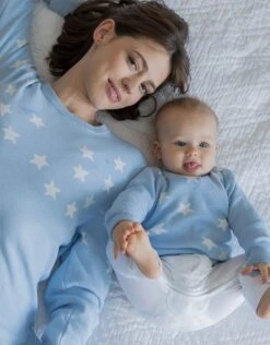 Seraphine Mama & Mini Lot De Pulls Assortis En Maille - étoile Bleue -Seraphine Demmie Blue 5 V2