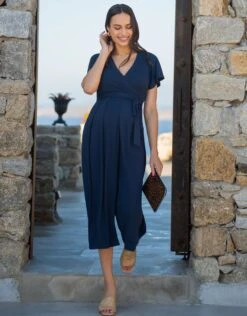 Seraphine Combinaison Grossesse Et Allaitement Bleu Marine -Seraphine Dion Navy 04 V2
