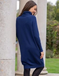 Seraphine Robe Grossesse Et Allaitement En Maille – Bleu Marine -Seraphine Elena Navy 06 V6