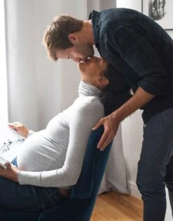 Seraphine Col Roulé Grossesse Et Allaitement – Gris