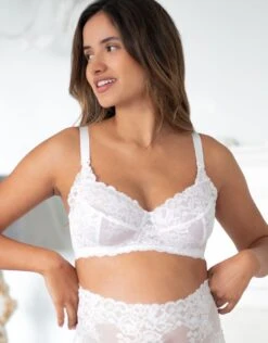 Seraphine Contrast Lace Non-Padded Maternity & Nursing Bra