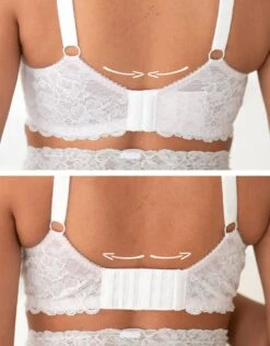 Seraphine Contrast Lace Non-Padded Maternity & Nursing Bra -Seraphine Emelia Bra TaupeWhite 07V2