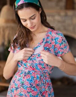Seraphine Robe-combinaison Grossesse Et Allaitement à Motif Floral -Seraphine Emme MultiPrt 04 V2