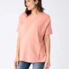 Seraphine T-shirt Ample De Grossesse à Allaitement Rose Clair -Seraphine Fergie Coral 01 V1