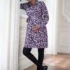Seraphine Maternity To Nursing Belted Tunic – Floral Print -Seraphine GERRI TUNIC 01 V1