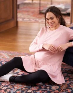 Seraphine Tunique Grossesse Et Allaitement – Rose -Seraphine Ginerva Blush 4