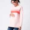 Seraphine Pull Grossesse Et Allaitement Dégradé Rose Color Block -Seraphine Ginger Pink 01 V3