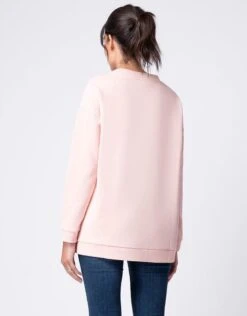 Seraphine Pull Grossesse Et Allaitement Dégradé Rose Color Block -Seraphine Ginger Pink 04 V3