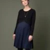 Seraphine Robe Grossesse Et Allaitement En Coton Et En Lyocell -Seraphine Hailey Navy 01 V3