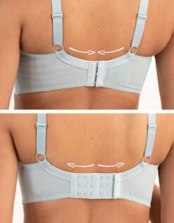 Seraphine Light Blue Lace Maternity & Nursing Bra -Seraphine Hallie Bra DckEgBlue 07 V4