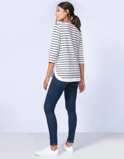 Seraphine Marinière Grossesse Et Allaitement En Coton -Seraphine Hettie NavyWhite 06 V4