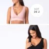 Seraphine Soutien-gorge De Nuit Grossesse Et Allaitement – Lot De 2 -Seraphine Hortensia BlkBlush V2 01 FR Default