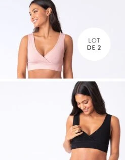Seraphine Soutien-gorge De Nuit Grossesse Et Allaitement – Lot De 2