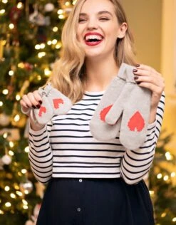 Seraphine Moufles Mama Et Mini En Coton Mélangé -Seraphine Jaden Grey 02 V2